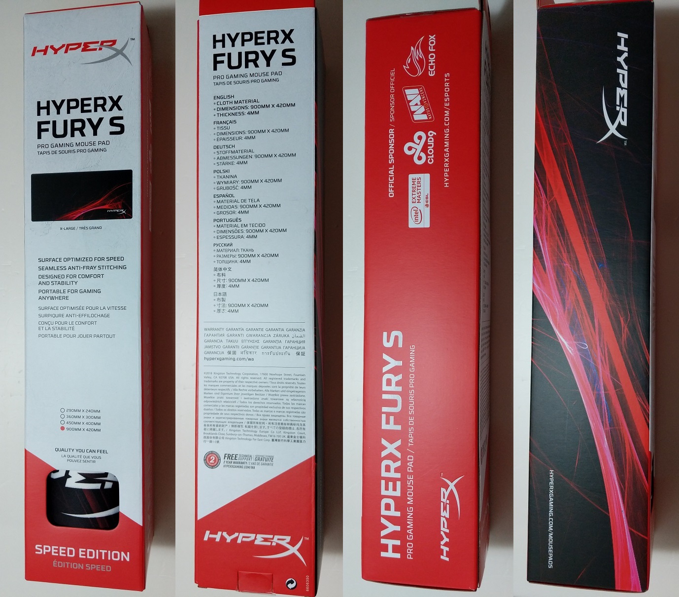 HyperX Fury S Speed Edition Mouse Pad