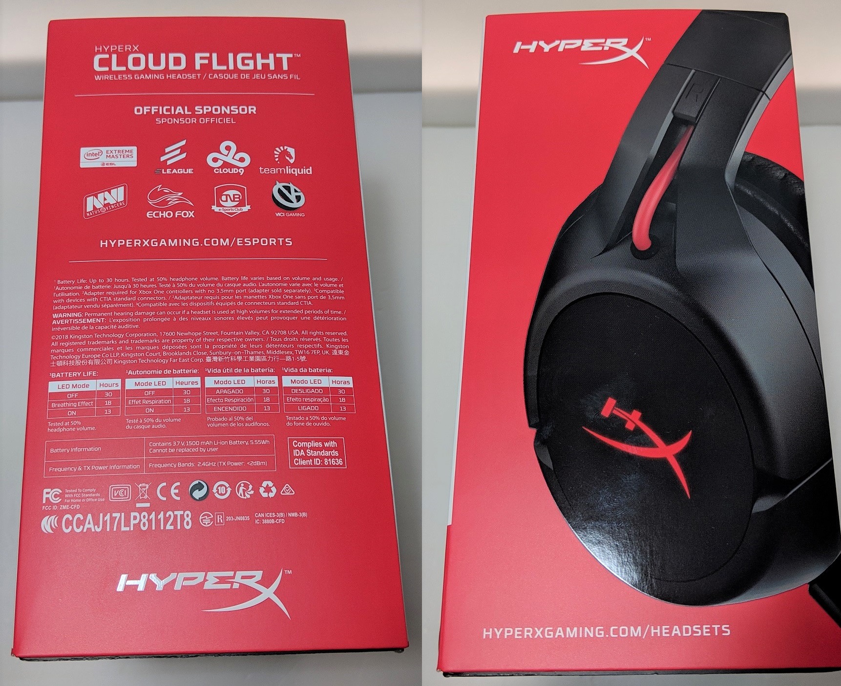HyperX Cloud Flight Wireless Gaming Headset