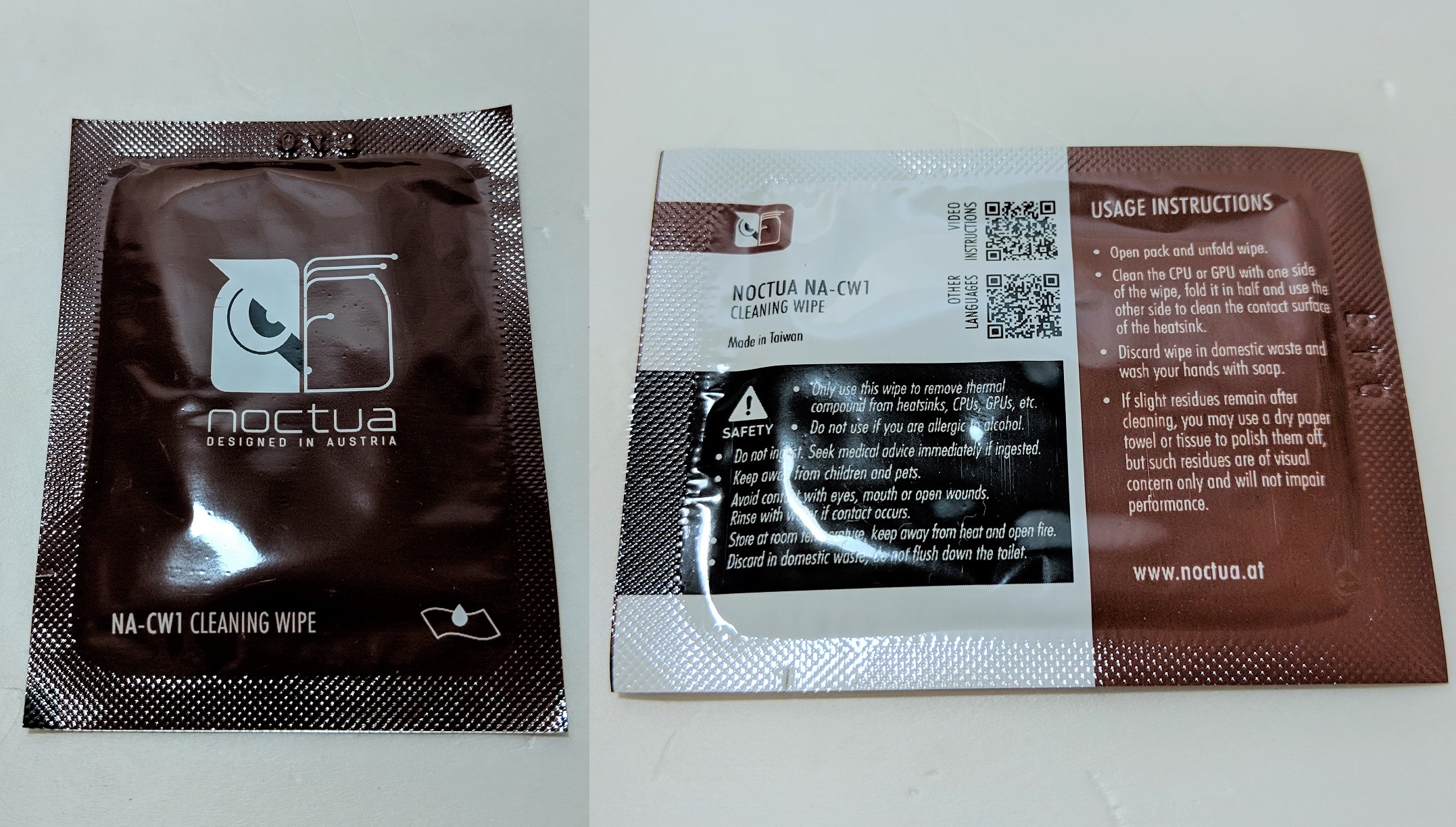 Noctua NA-SCW1 Cleaning Wipes