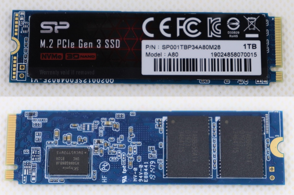 Silicon Power P34A80 PCIe NVMe SSD