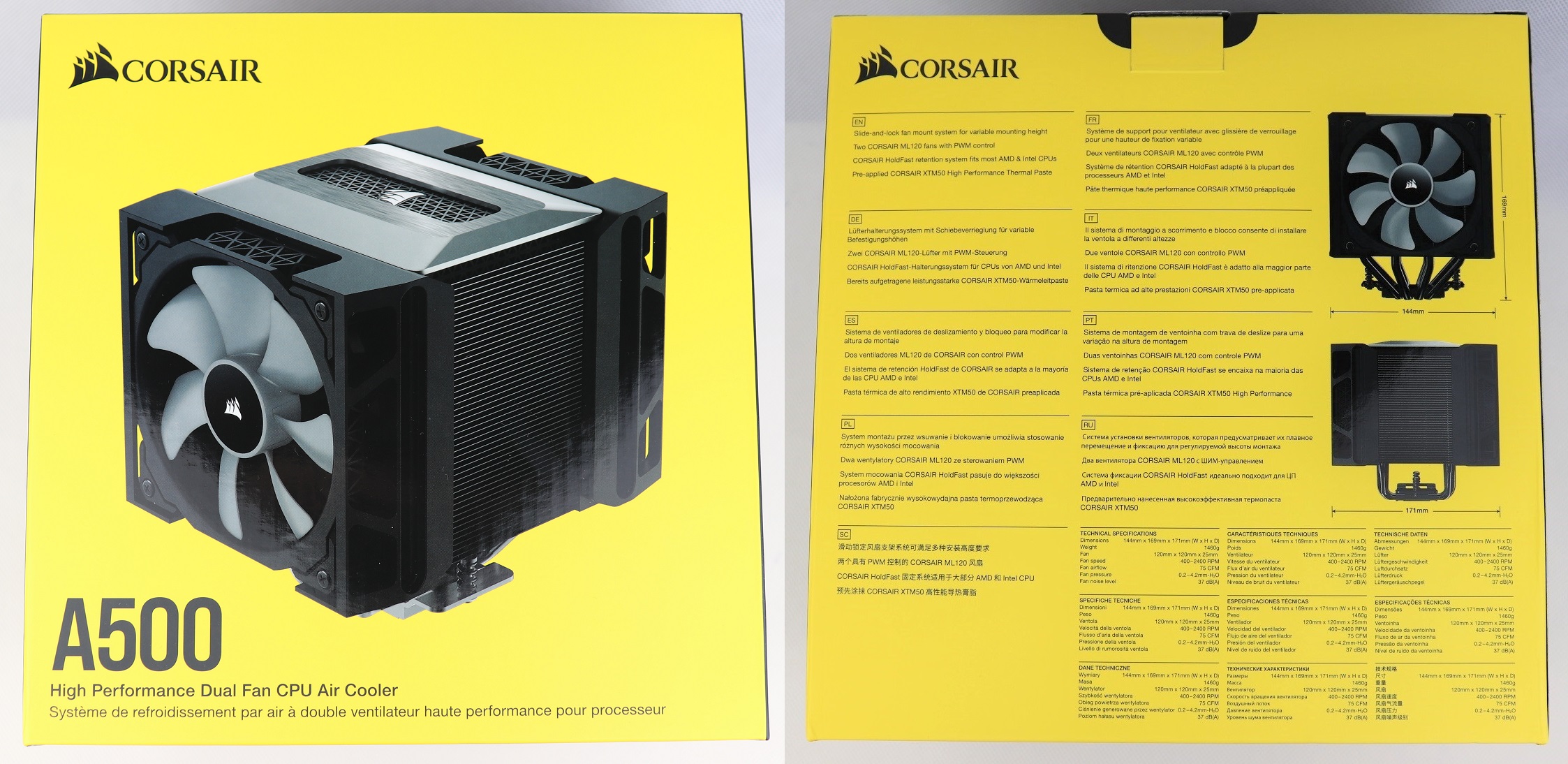 Corsair A500 CPU Cooler